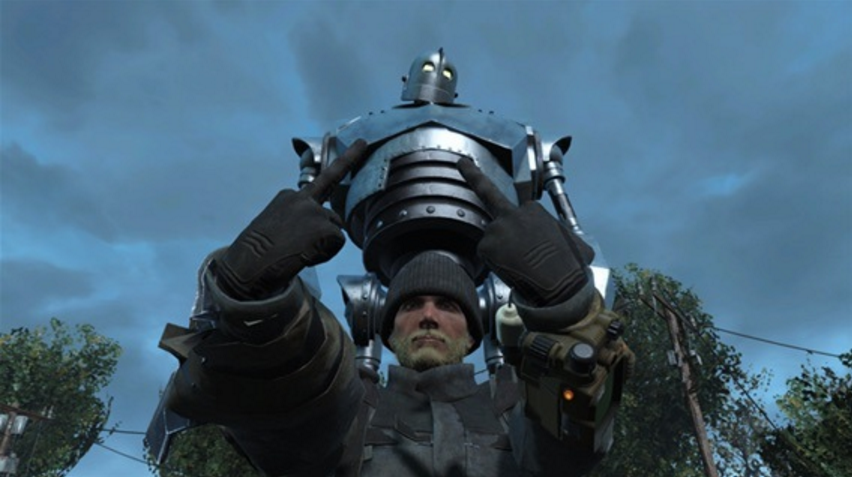 The Steel Giant is alive! - Fallout, Fallout 4, Steel giant, Games, Fashion, Screenshot, Video