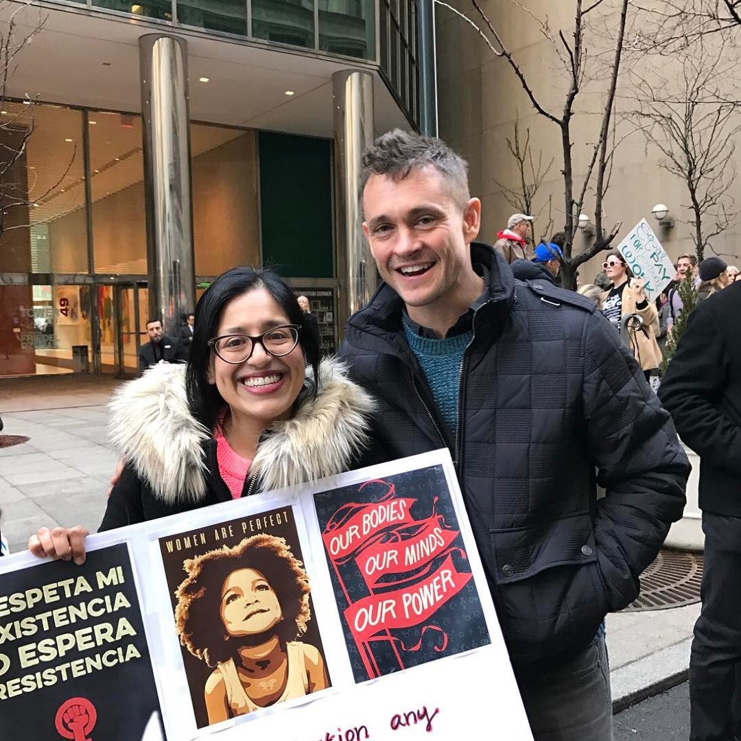 Актеры на «Женском марше» – митинге против Дональда Трампа, направленном на защиту женских прав. - Актеры и актрисы, Женщина, Марш, Дональд Трамп, Длиннопост, Политика, Женщины