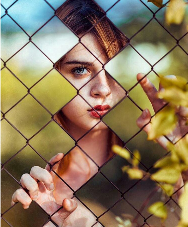 Barriers. - Photo, Girls, Net, Photoshop, Art
