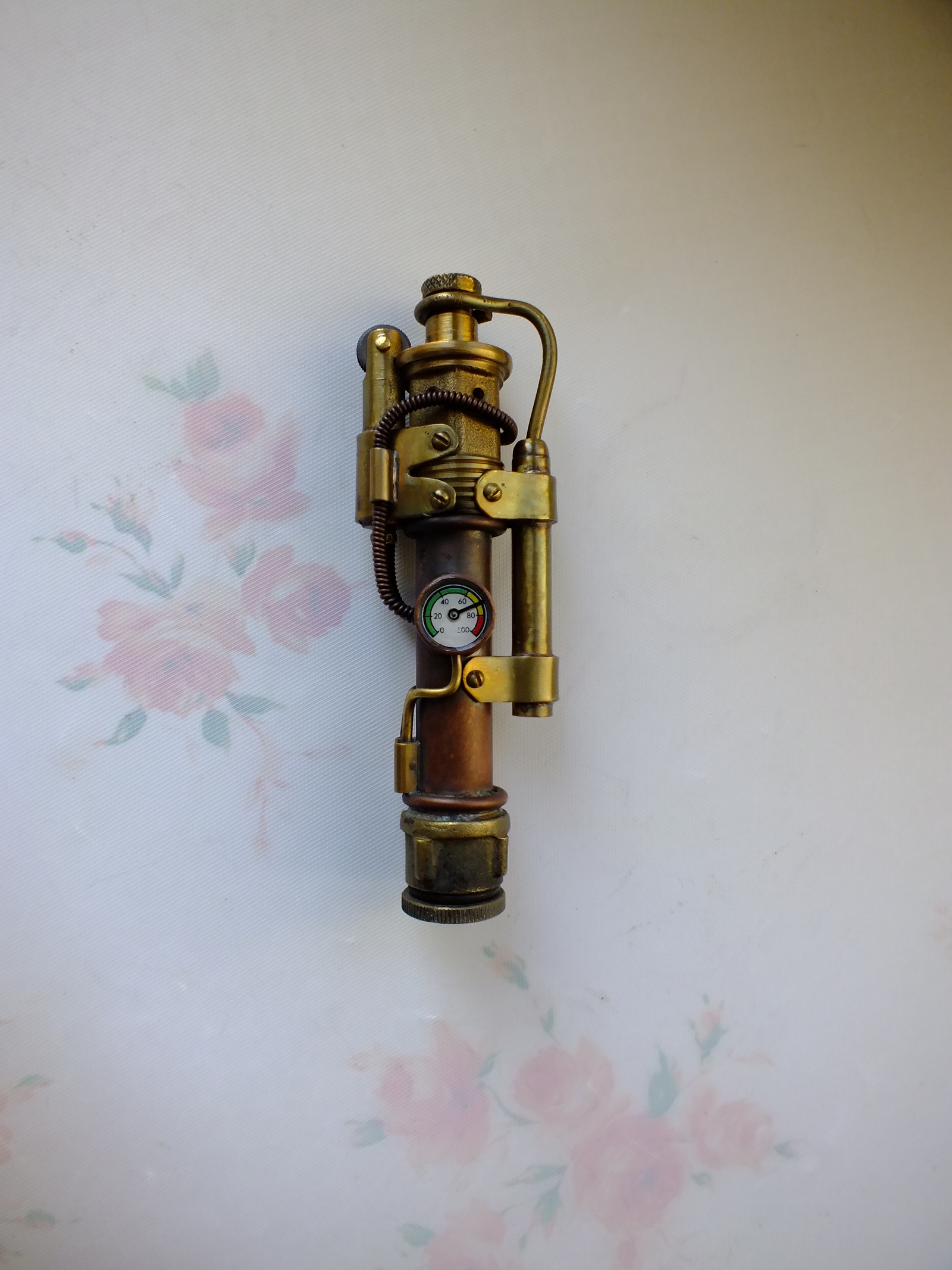 steampunk petrol lighter - My, Steampunk, Steampunk lighter, Gas lighter, Lighter steampunk, With your own hands, Video, Longpost