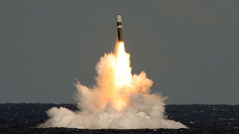 (Russian programmers are naughty again) British Trident nuclear missile flew towards the USA - Rocket, Great Britain, USA