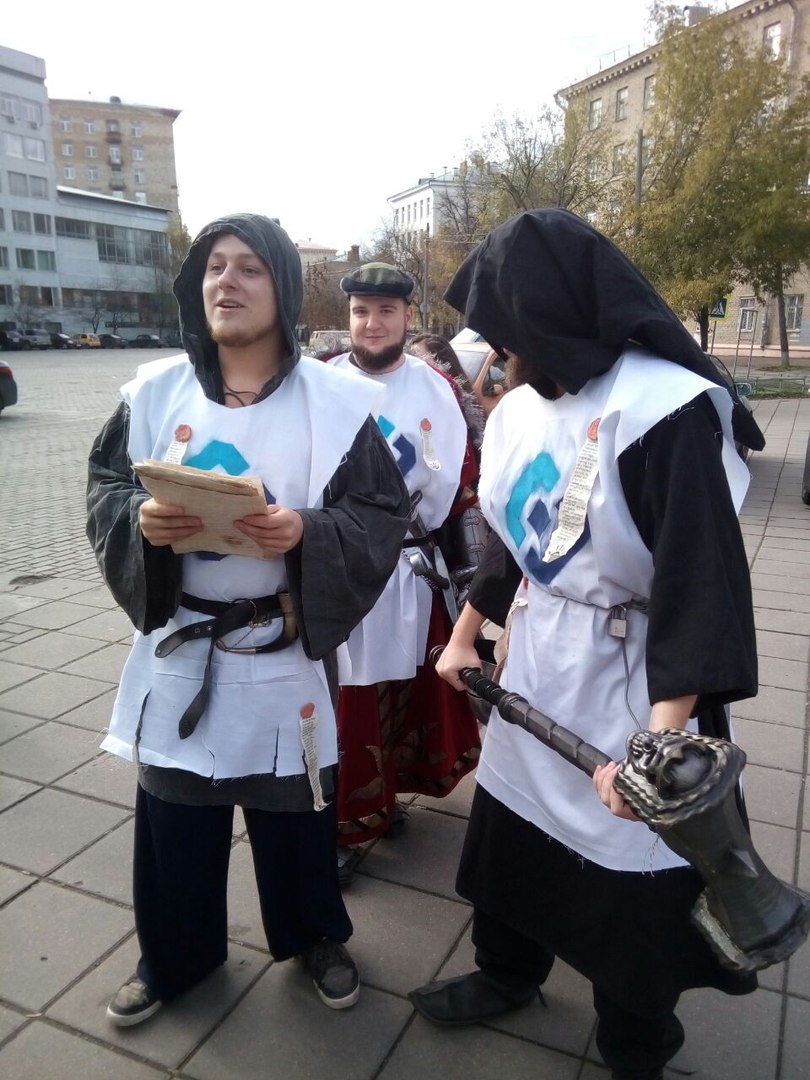 Knights of the Order of the Absurd Order - My, Roskomnadzor, Cosplay, There was nothing to do, Knights, The order, Longpost, Idleness