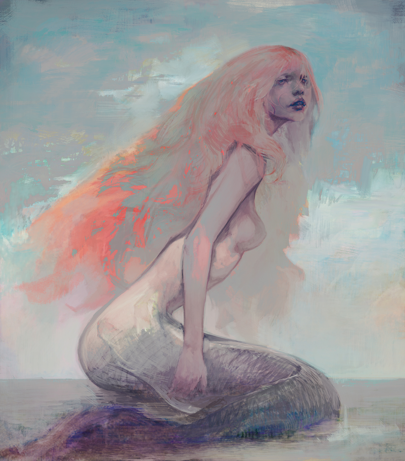 Mermaid - NSFW, Art, Mermaid, 