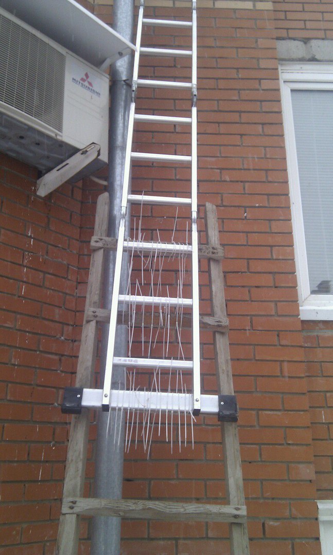 When the blue duct tape ran out - Stairs, Ladder, Valera, Ties, And so it will do