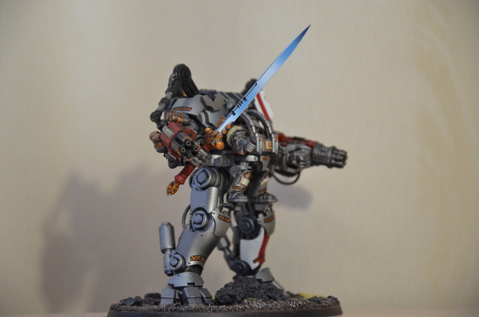 Dreadnight Nemesis of the Gray Knights - My, Gray knights, Nemesis Dreadknight, Warhammer 40k, Longpost