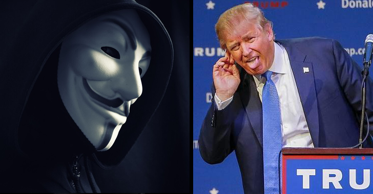 Hacker and Trump - Hackers, Donald Trump, Safety, news, Politicians, Text