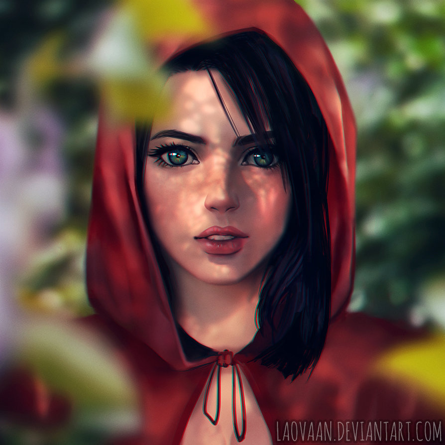 Military Red - Art, Little Red Riding Hood, Laovaan