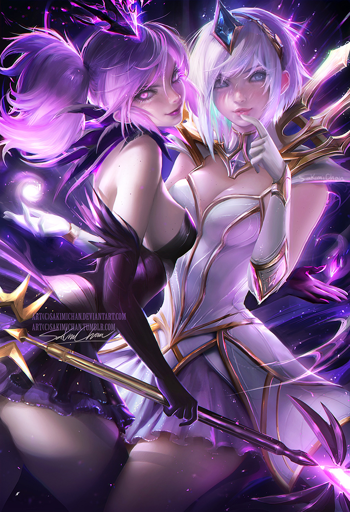 Dark Light lux - Art, Games, League of legends, Suite, Sakimichan