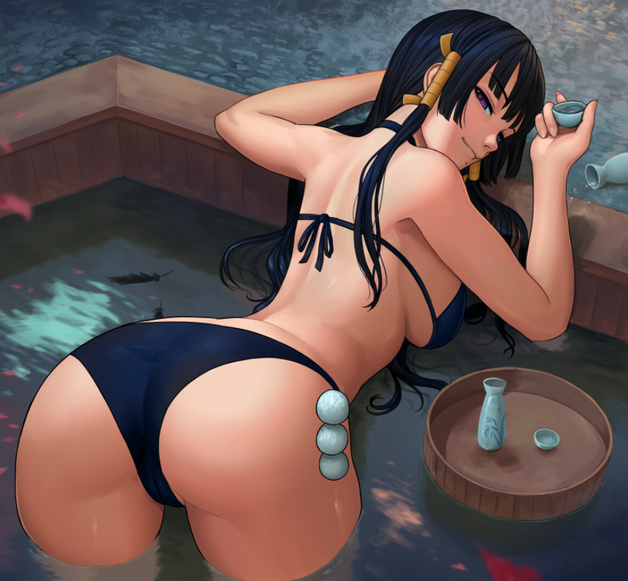 Nyotengu - NSFW, Art, Dead or alive, Nyotengu, Swimsuit, Dead Or Alive (game series)