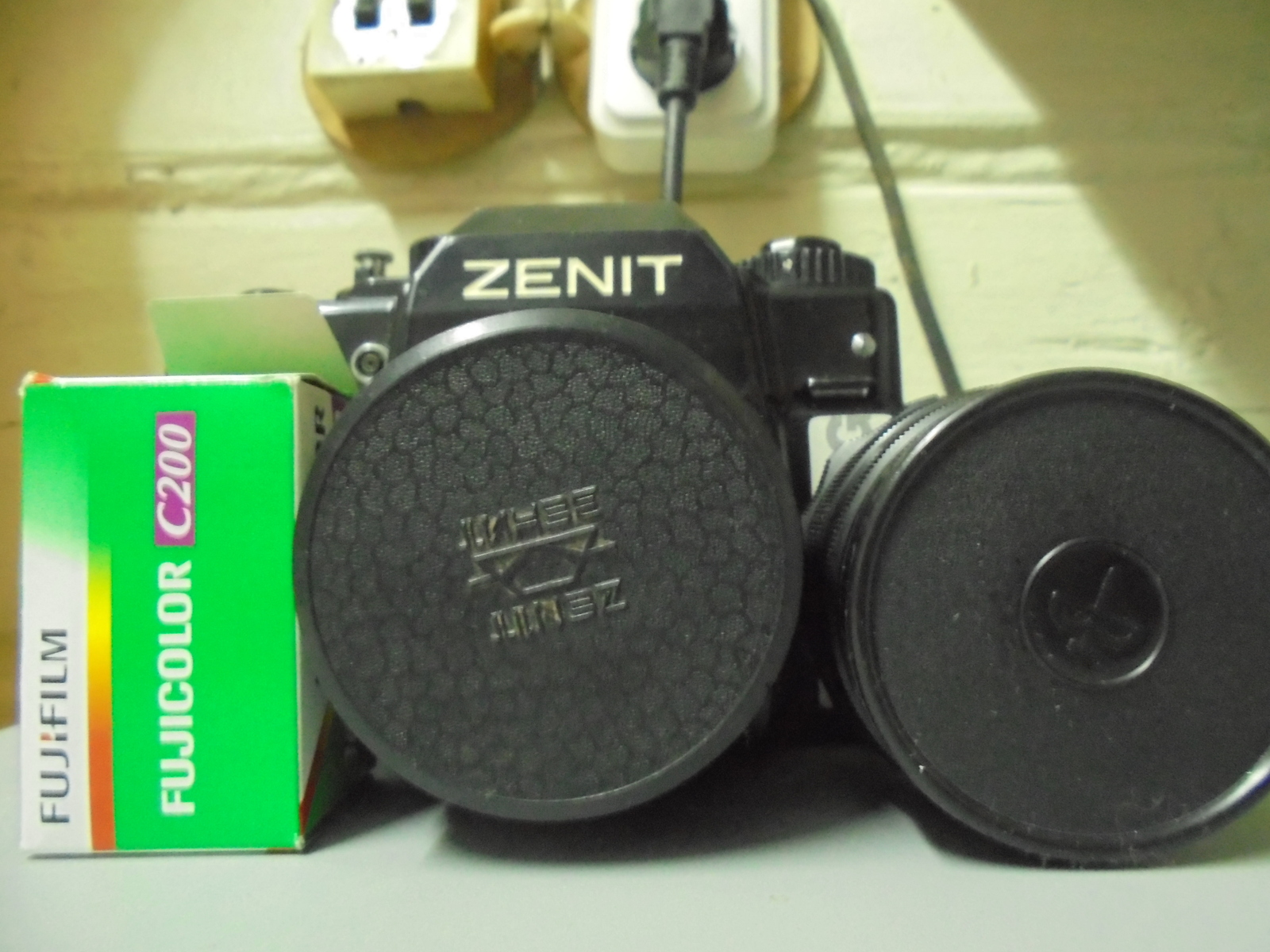 Небольшой комплект Zenit 122. - Советские объективы, Пленочные фотоаппараты, Зенит-122, Helios 44m, Мир-1в, Фотография, Гелиос 44м