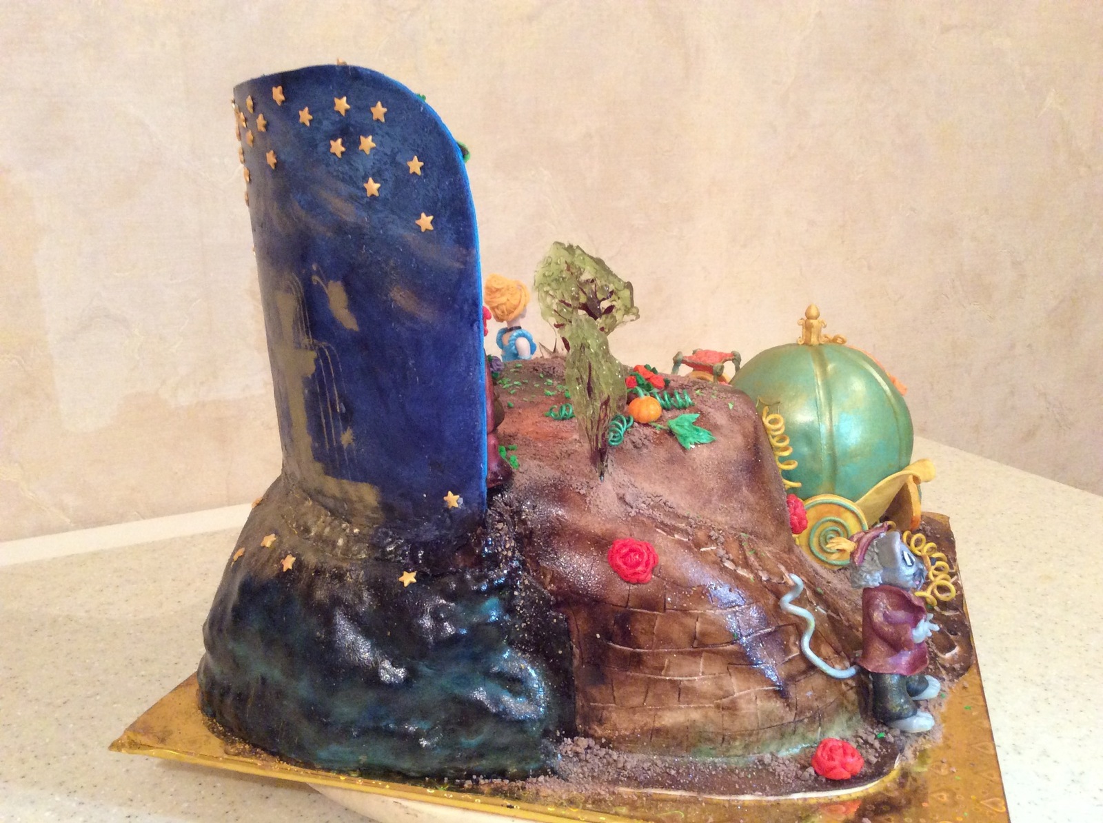 This is my Cinderella cake. - My, Cake, Cinderella, Story, Food, Children, Holidays, Yummy, Cooking, Longpost