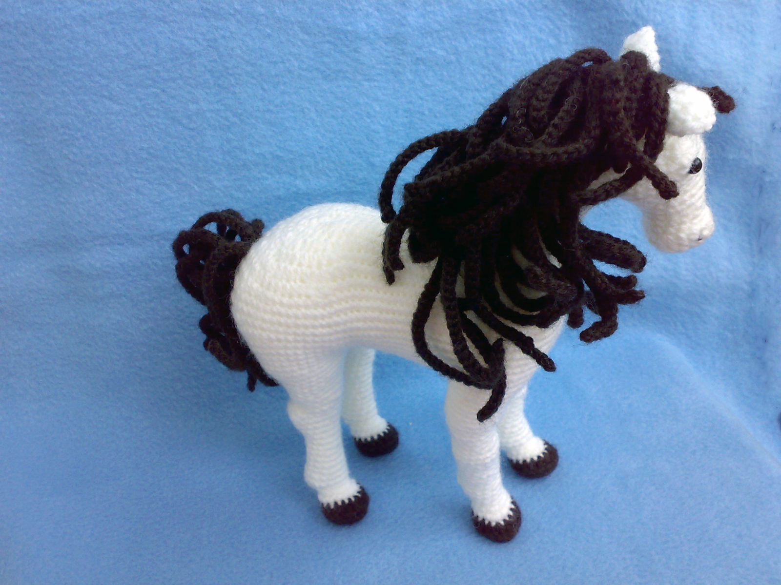 knitted horse - My, Knitting, Needlework, Amigurumi, Toys, Horses