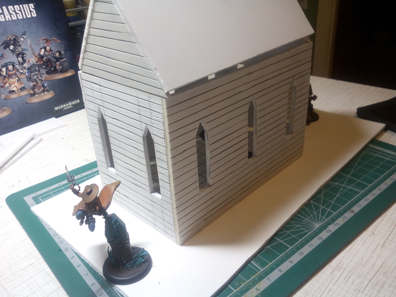 Makeshift church for wargame Malifaux - My, Wargame, Malifaux, , Handmade, Church, Longpost