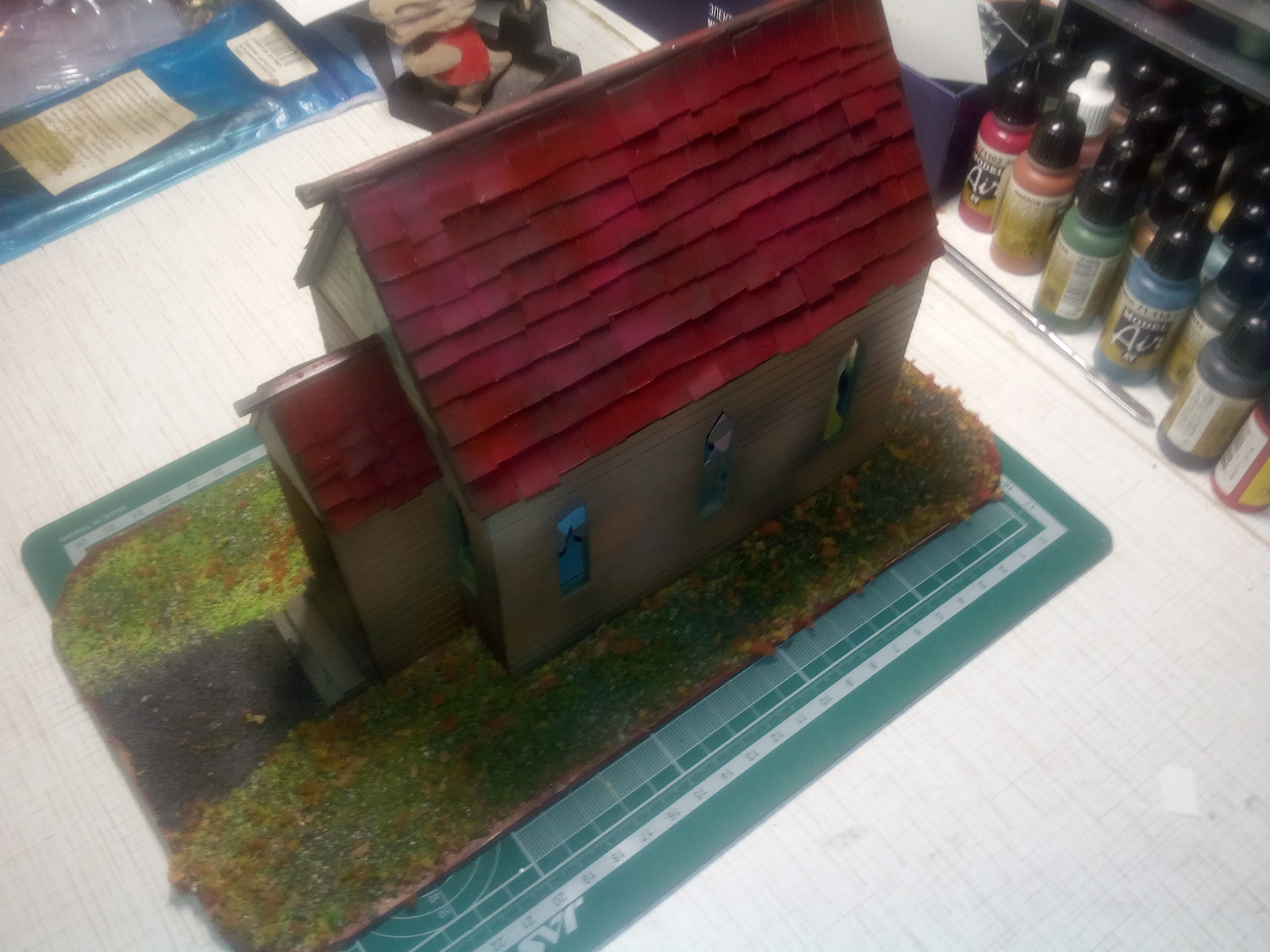 Makeshift church for wargame Malifaux - My, Wargame, Malifaux, , Handmade, Church, Longpost