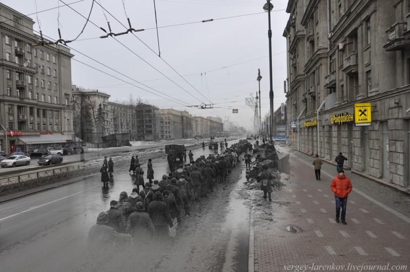 Освобождение блокадного Ленинграда в 1944 году на улицах современного Санкт-Петербурга - Интересное, Познавательно, Великая Отечественная война, Ленинград, Длиннопост