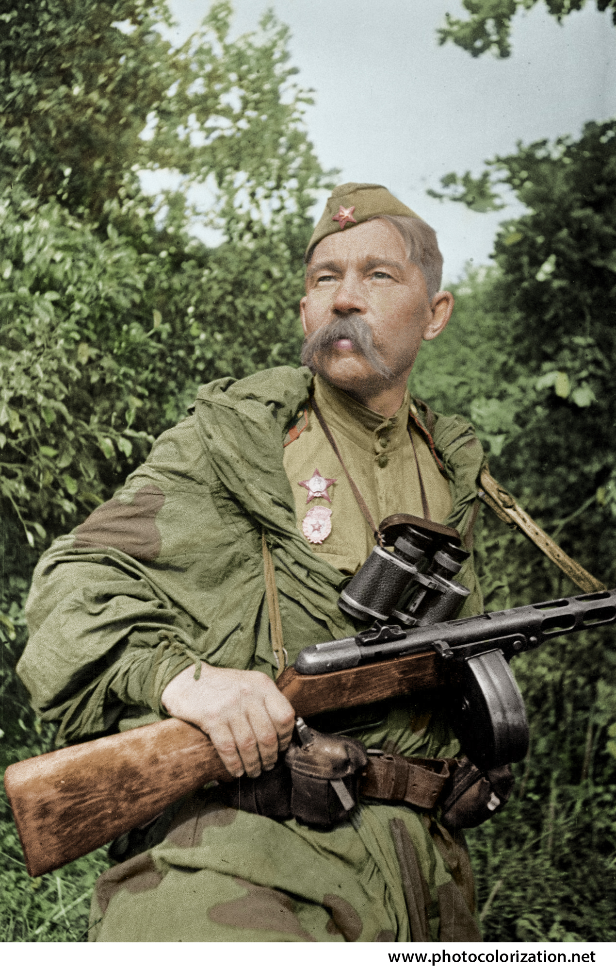 My coloration - My, Colorization, Intelligence service, The Great Patriotic War, Longpost