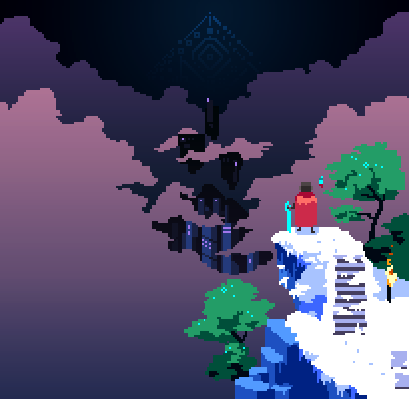 Hyper Light Drifter Scene - Pixel Art, Scene, Hyper Light Drifter