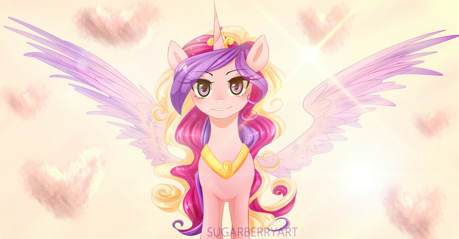 Young and beautiful - My little pony, PonyArt, Princess cadance, Rarity, Harpy