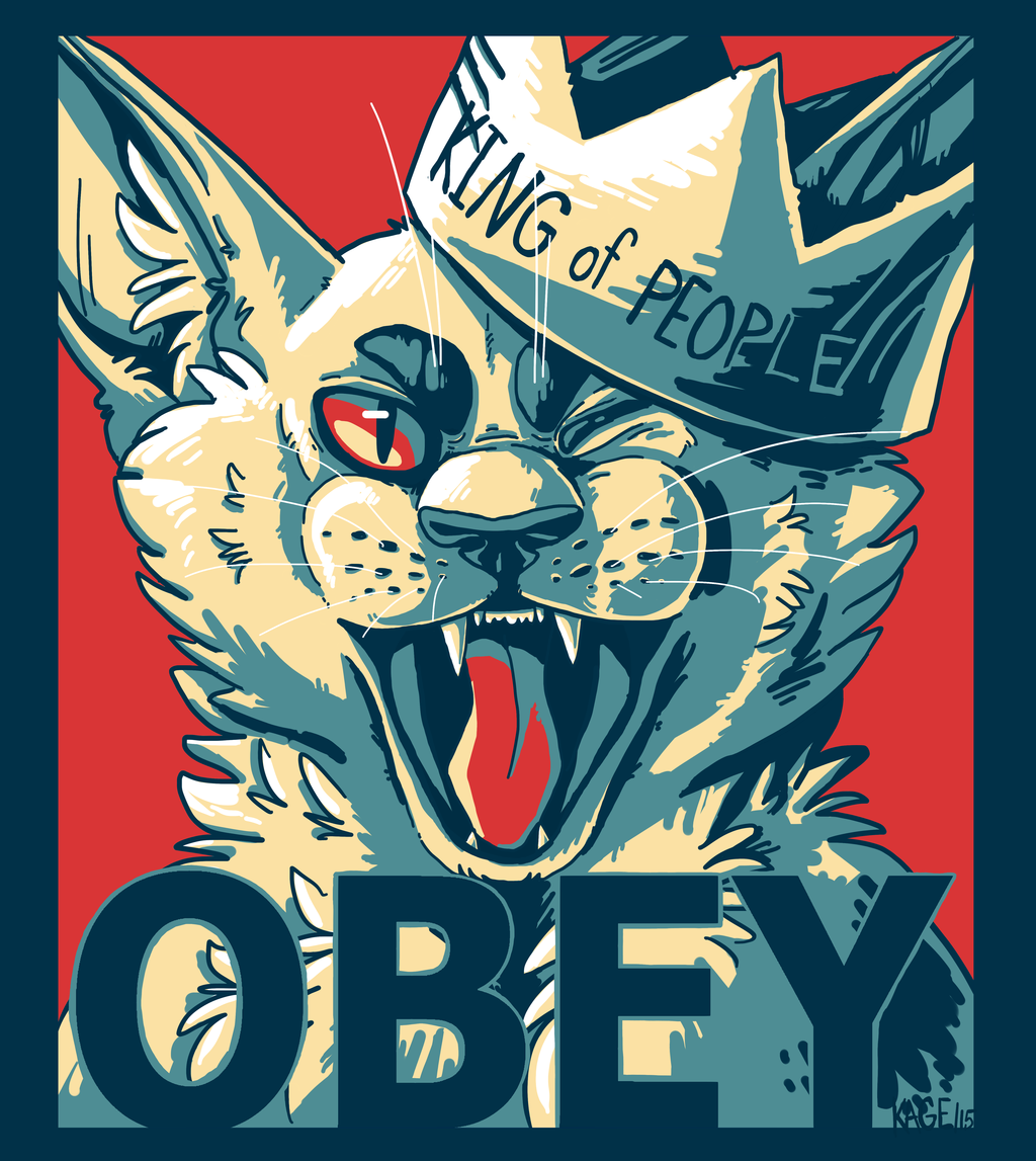 OBEY! - cat, Conspiracy, They Live, Obey, Coub, Strangers among us