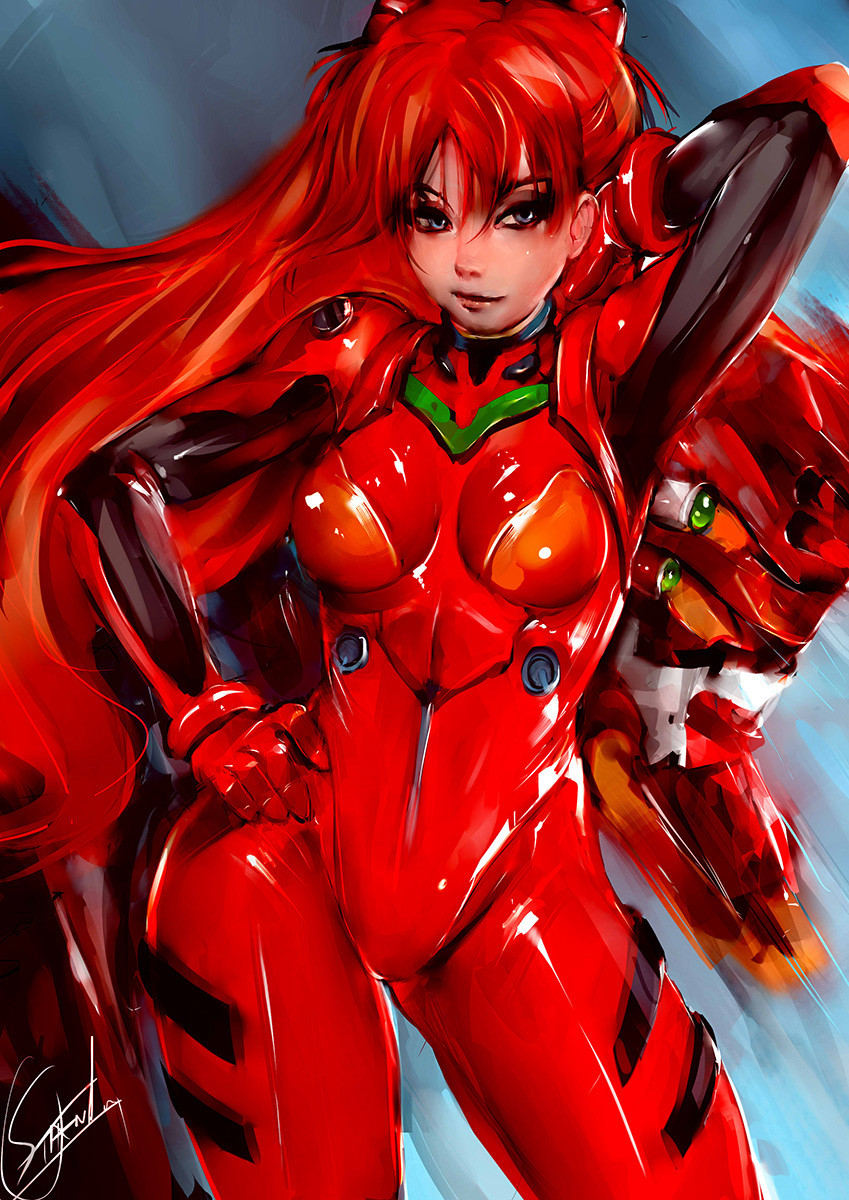 Asuka - Аниме, Anime Art, Evangelion, Asuka Langley