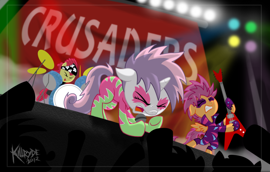 Tonight, We Rock! - My little pony, PonyArt, Sweetie belle, Applebloom, Scootaloo