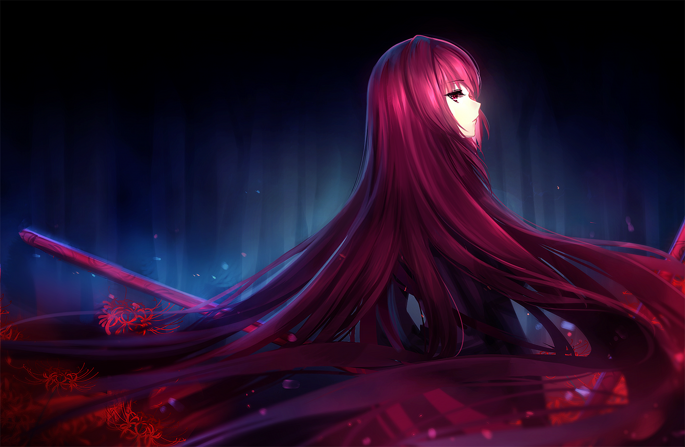 Stingrays - Art, Anime art, Fate grand order, Scathach, 