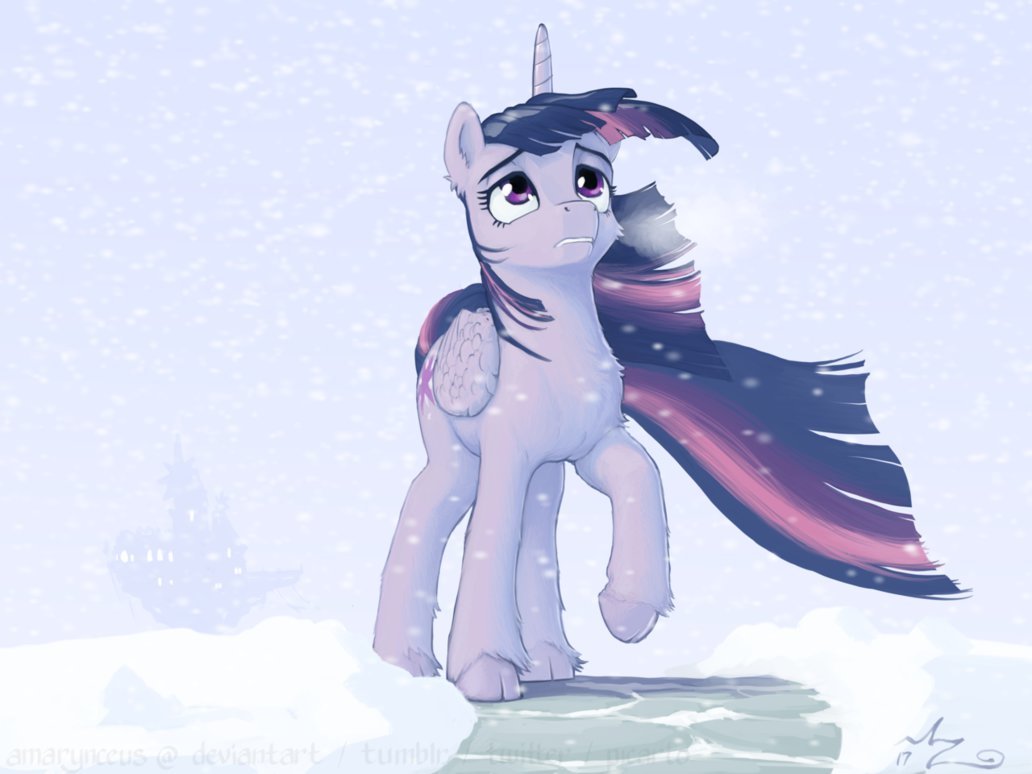 Safe Travels and Speedy Returns - My Little Pony, Twilight sparkle, Рисунок, Amarynceus