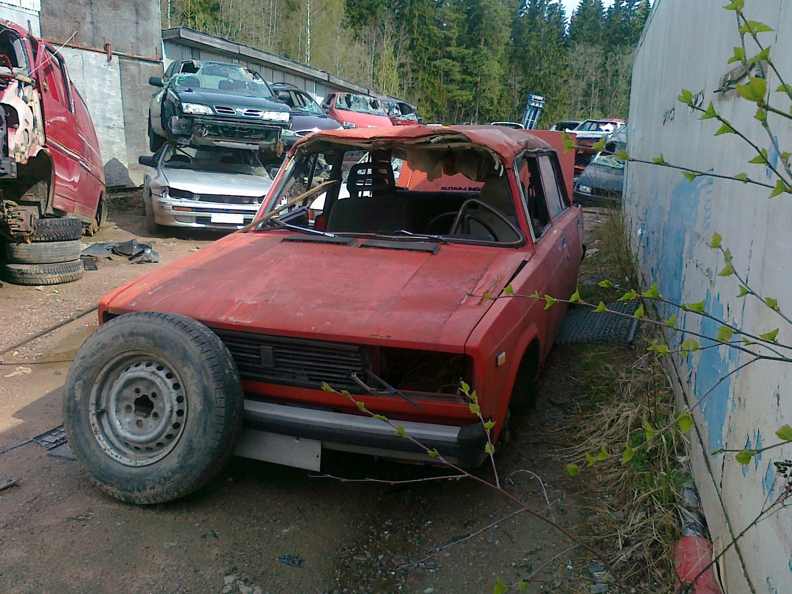 Autodismantling in Finland - My, Longpost, Autoparsing, The photo, My, Finland