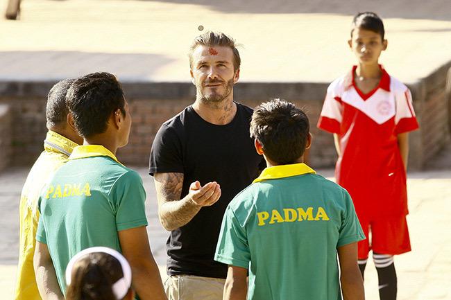 David Beckham: To make the children proud of me - David Beckham, Charity, UNICEF, Children, Longpost