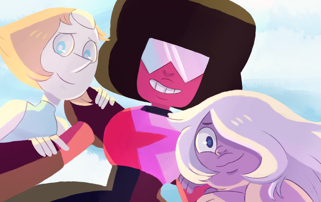 Create a community on the cartoon Steven Universe - Steven universe, Garnet, Amethyst, Pearl