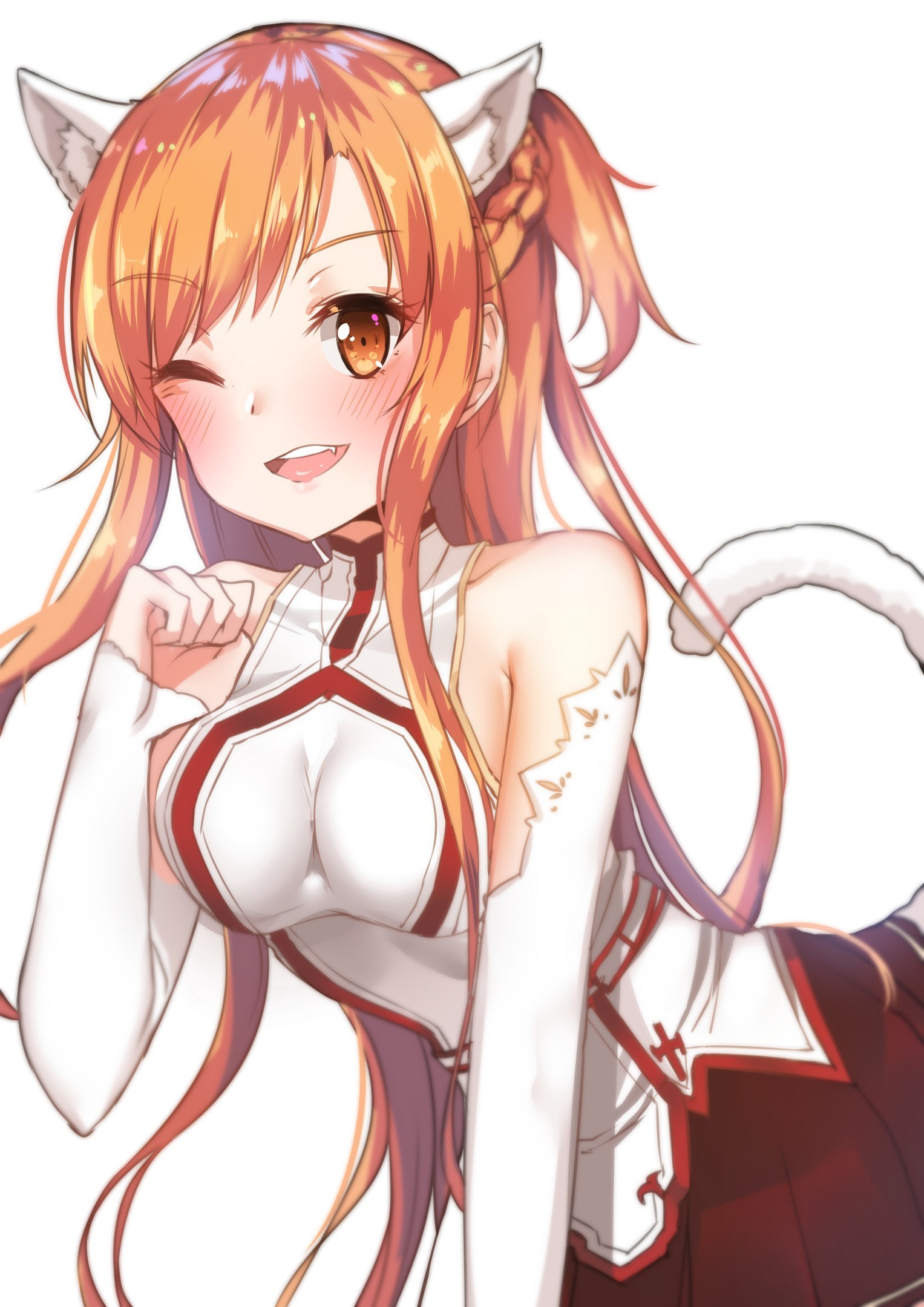 Asuna - Asuna yuuki, Anime art, Anime, Sword Art Online, Neko