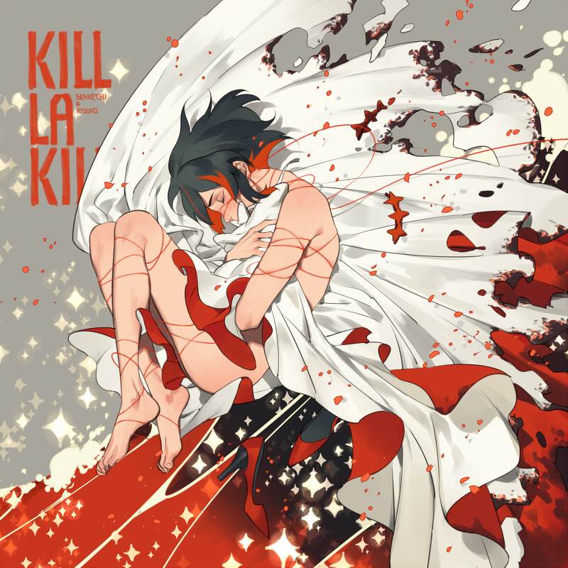 Kill la Kill art - NSFW, Anime art, Kill la Kill, Matoi Ryuuko, Strawberry, Longpost