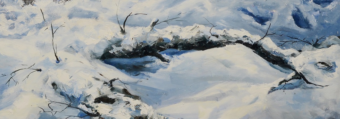 Painting on the theme of hunting and animalism :) - Oil painting, Hunting, Dog, Wolf, Winter, Painting, Longpost