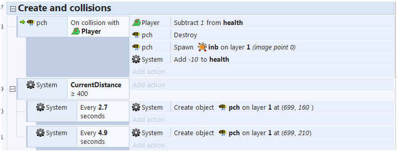 Creating a mobile game from A to Z (Part 2) Adding scores, life bars, attacks, obstacles - My, Construct, Android, iOS, Gamedev, Game Making, Longpost