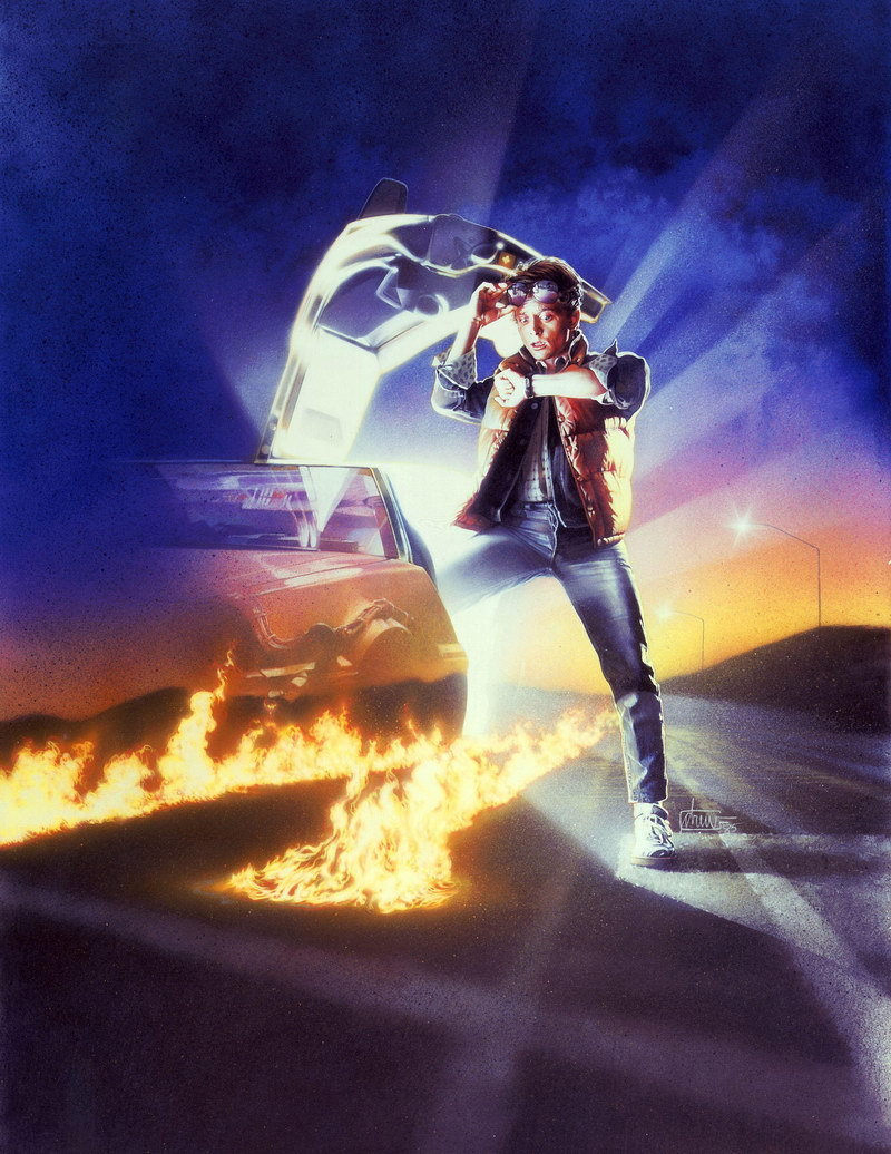 Back to the Future (1985) - Постер - Назад в будущее, Постер, Назад в будущее (фильм)