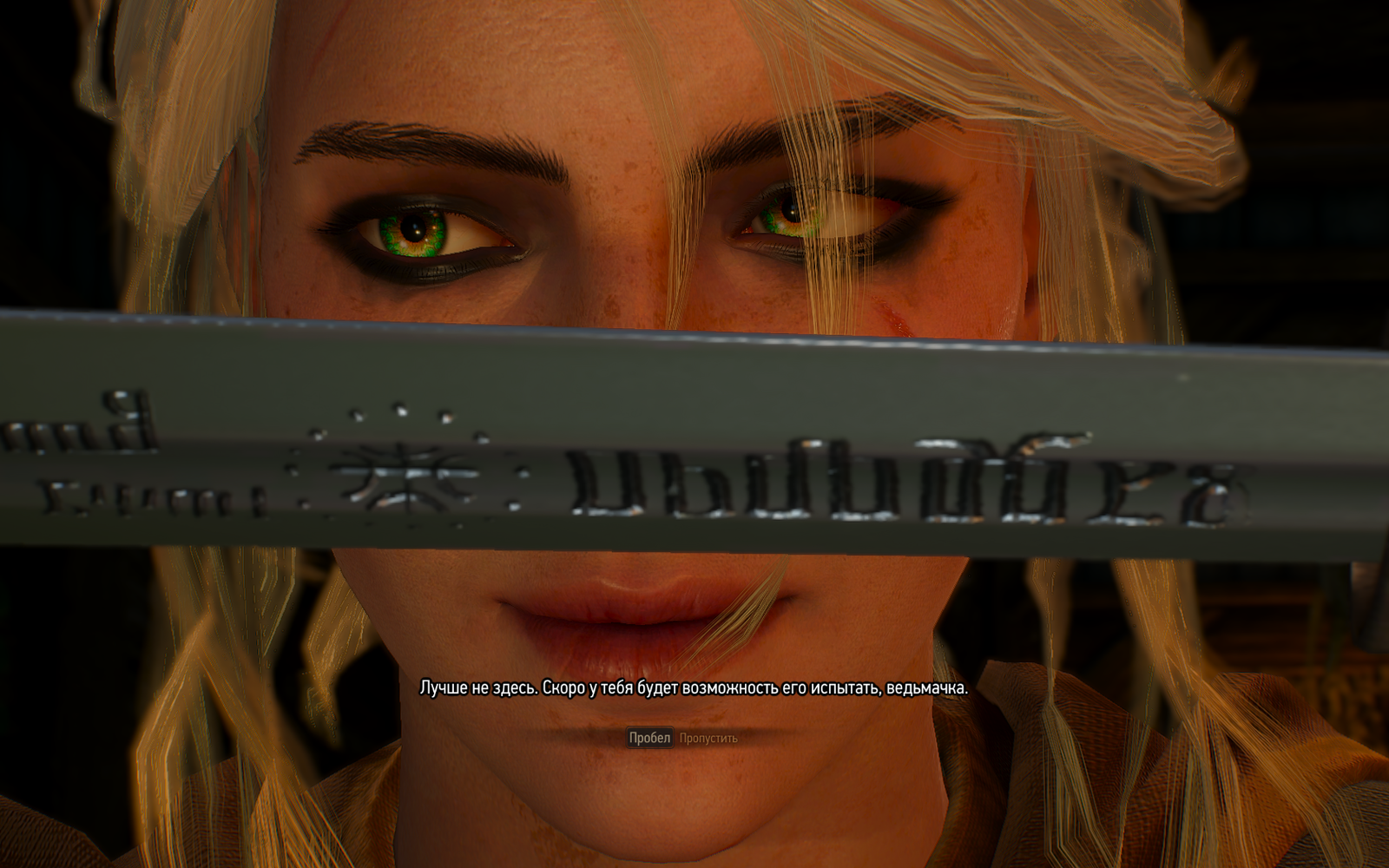 The story is over. - My, Witcher, Geralt of Rivia, Ciri, Screenshot, Passed, Longpost