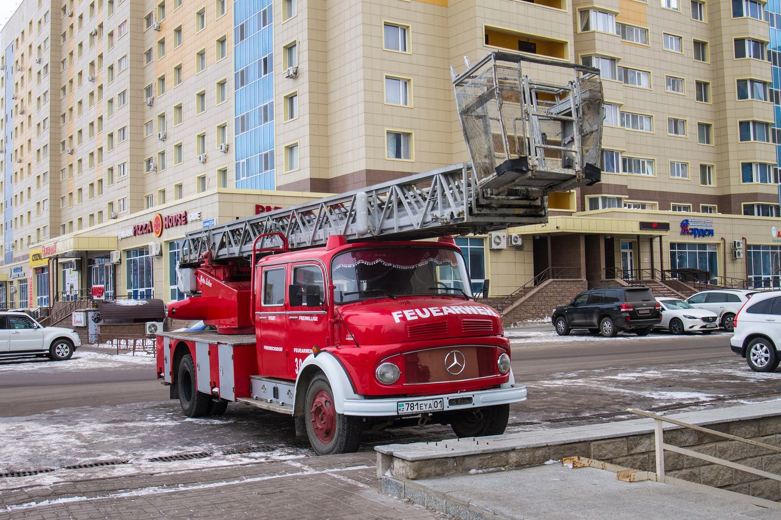 I met such a firefighter =) - My, Firefighters, Astana, Kazakhstan