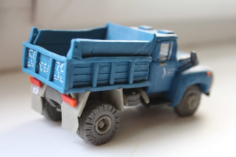 Plasticine model - Auto, Zil, Interesting, The photo, Longpost, Plasticine