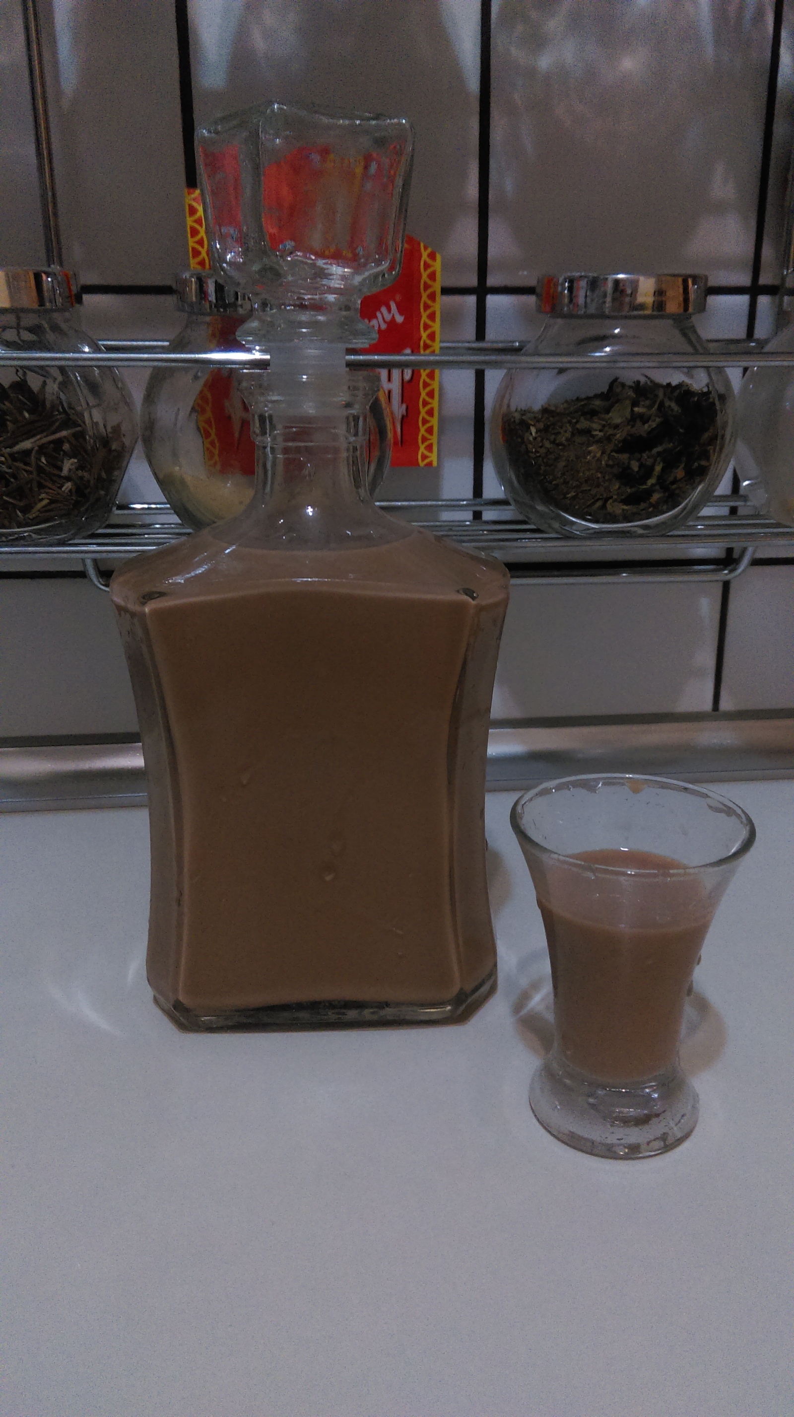 How I did Baileys - My, Alcohol, , Baileys, With your own hands, My, Yummy, Alcoholics, Longpost