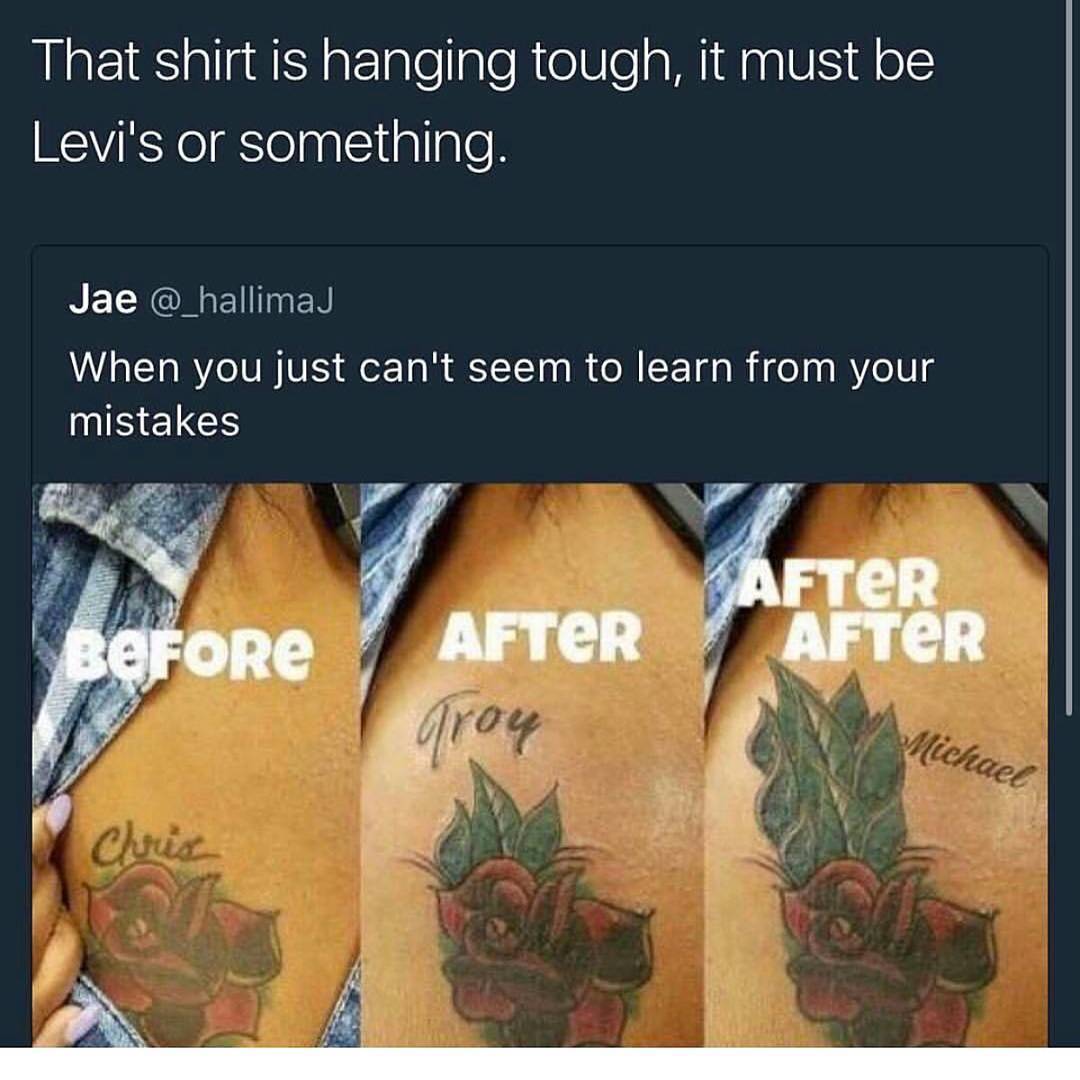 When the shirt is for life - Humor, Tattoo, Love