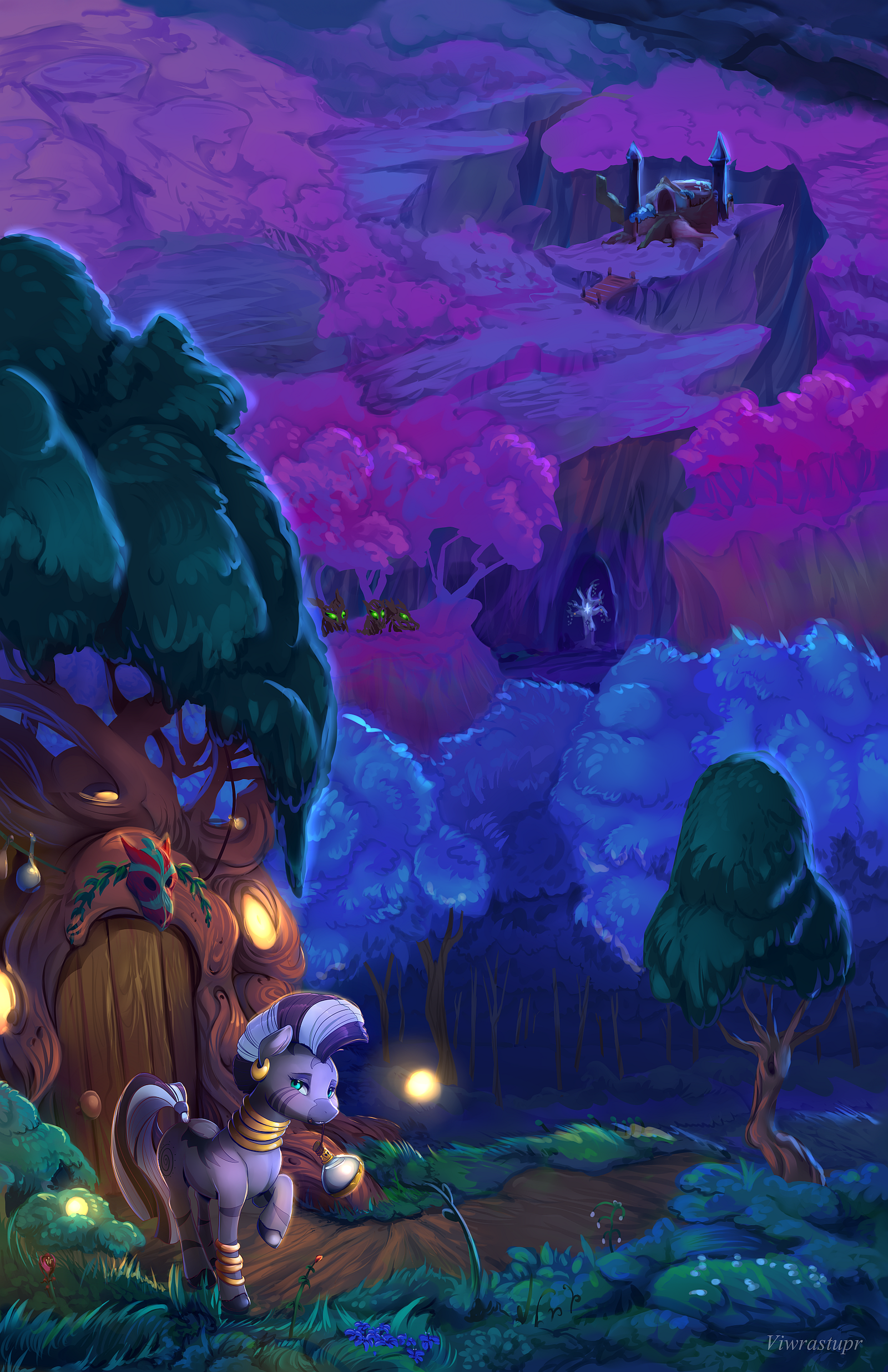 Here is the eternal wild forest - My little pony, Zecora, Wild forest, Longpost, Viwrastupr