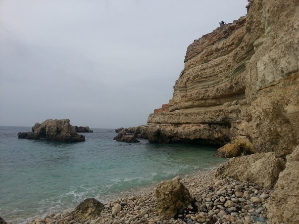 Sevastopol. December - My, Sevastopol, Crimea, December, Sea, Tree, Beach, Longpost, The rocks