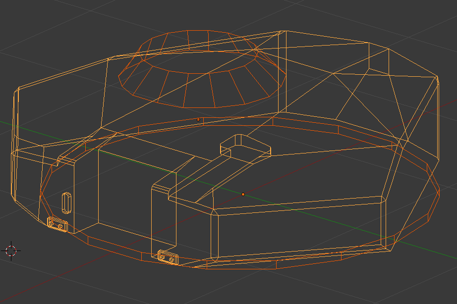 Modeling T-90A for the game. PART 2 - My, Tanks, Graphics, Blender, Games, 3D graphics, t-90, Longpost