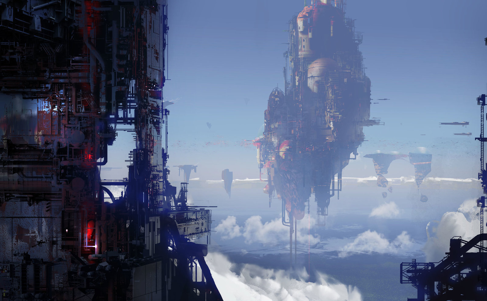 Landscapes and Sci-Fi art - Art, Longpost, A selection, Paul Chadeisson, Science fiction