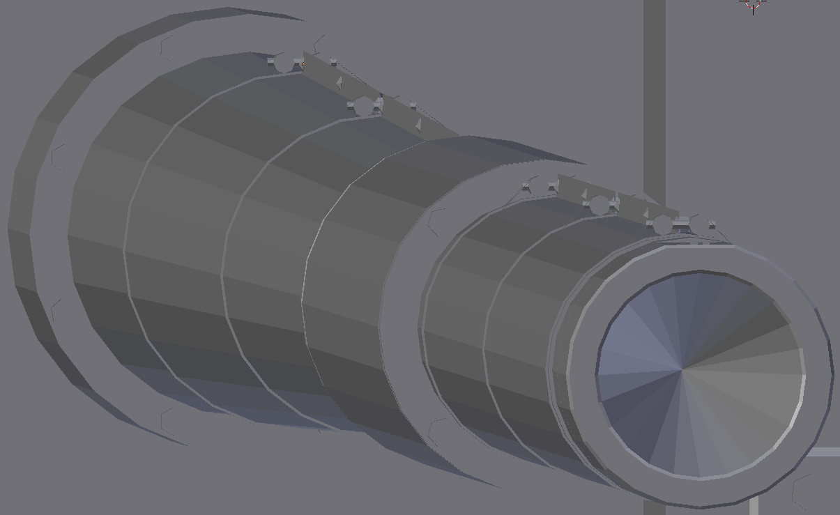 Modeling T-90A for the game. PART 2 - My, Tanks, Graphics, Blender, Games, 3D graphics, t-90, Longpost