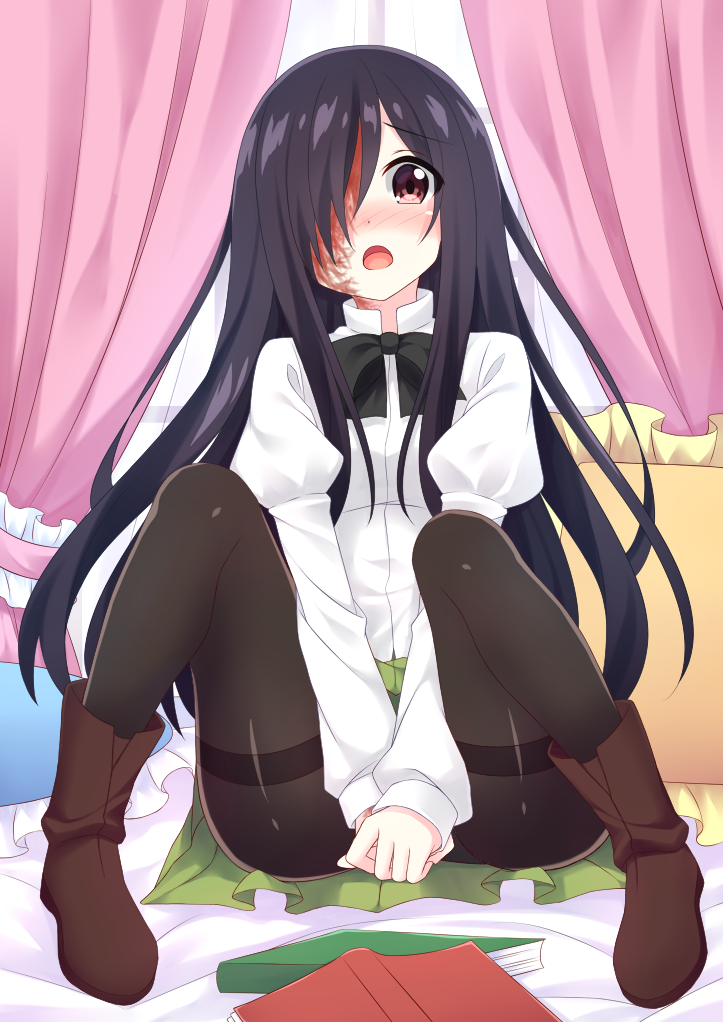 Don't look! - Рисунок, Арт, Аниме, Anime Art, Hanako ikezawa, Katawa Shoujo, Визуальная новелла