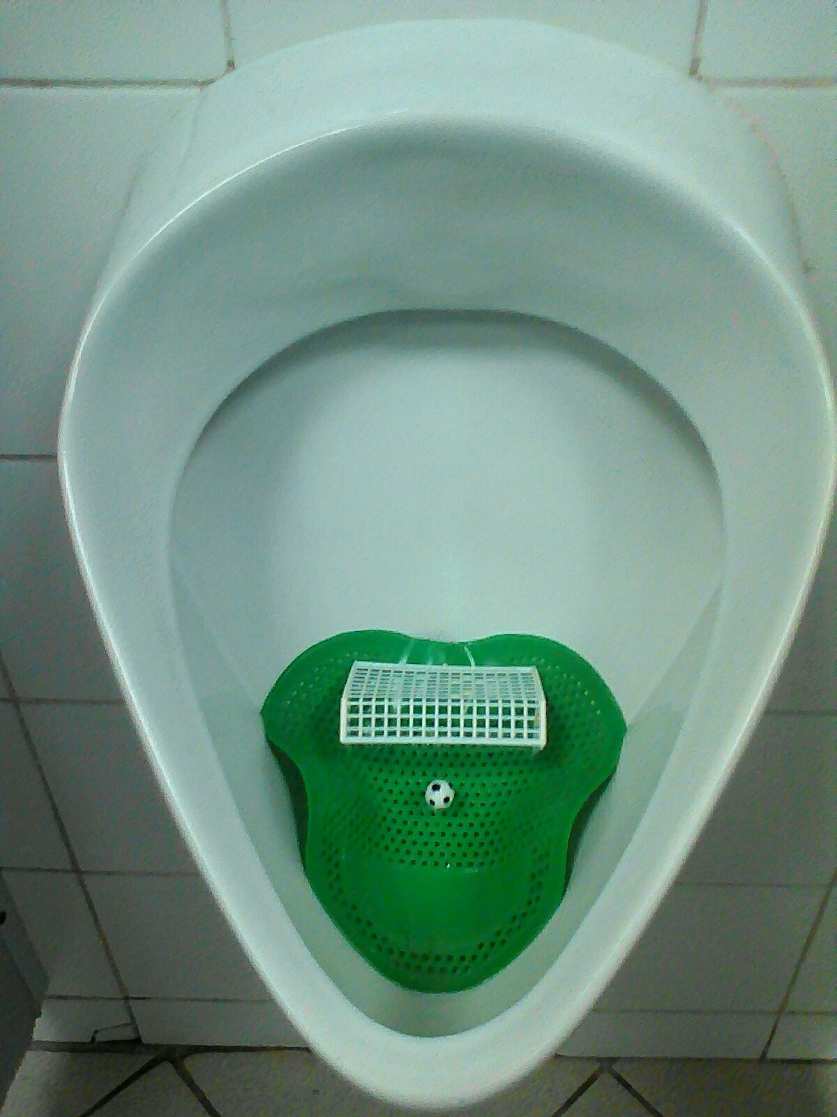 In the office premises of a shopping center - My, Urinal, Football, Gates