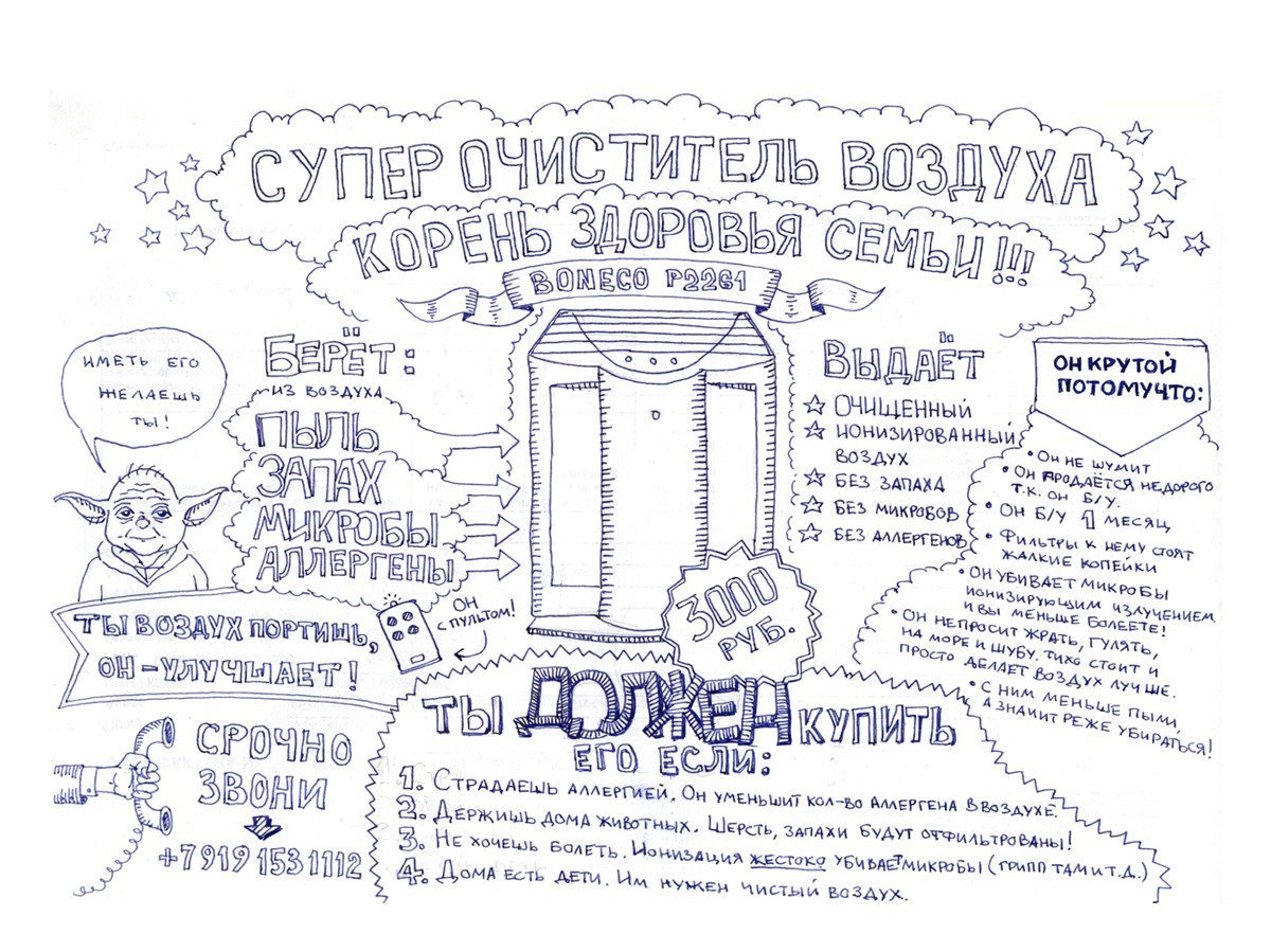 Как я очиститель воздуха продавал - Моё, Объявление, Реклама, Вирусная реклама, Аллергия, Китай