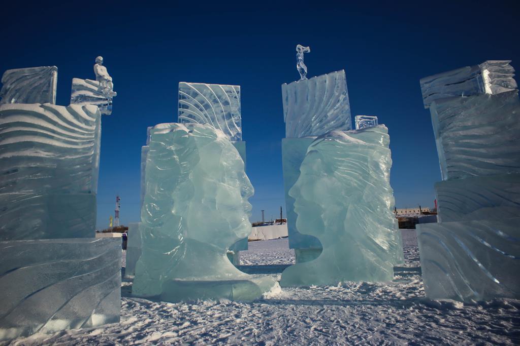 Ice Park in Yakutsk - Yakutia, Yakutsk, , The photo, Longpost