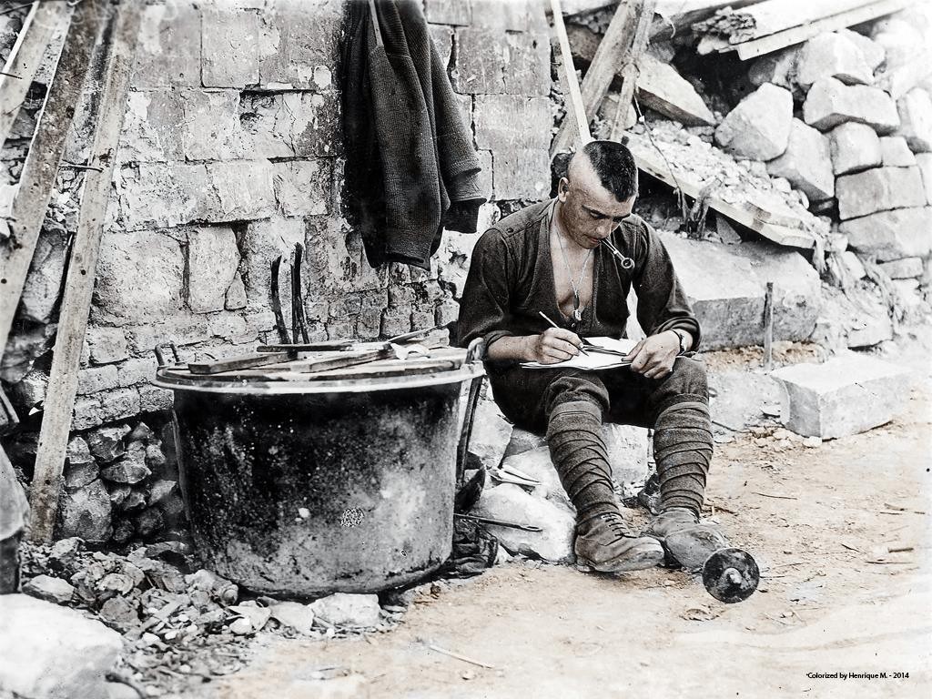 World War I in color [25 photos] - World War I, , The photo, , Longpost